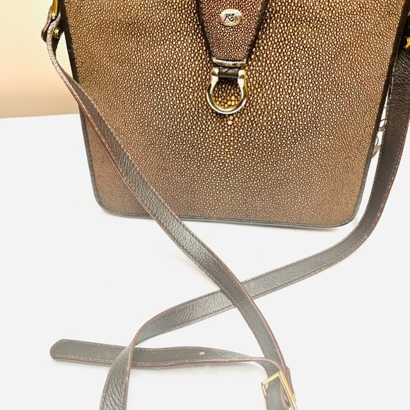 Authentic Genuine Stingray leather Handbag - Picture 5 of 11